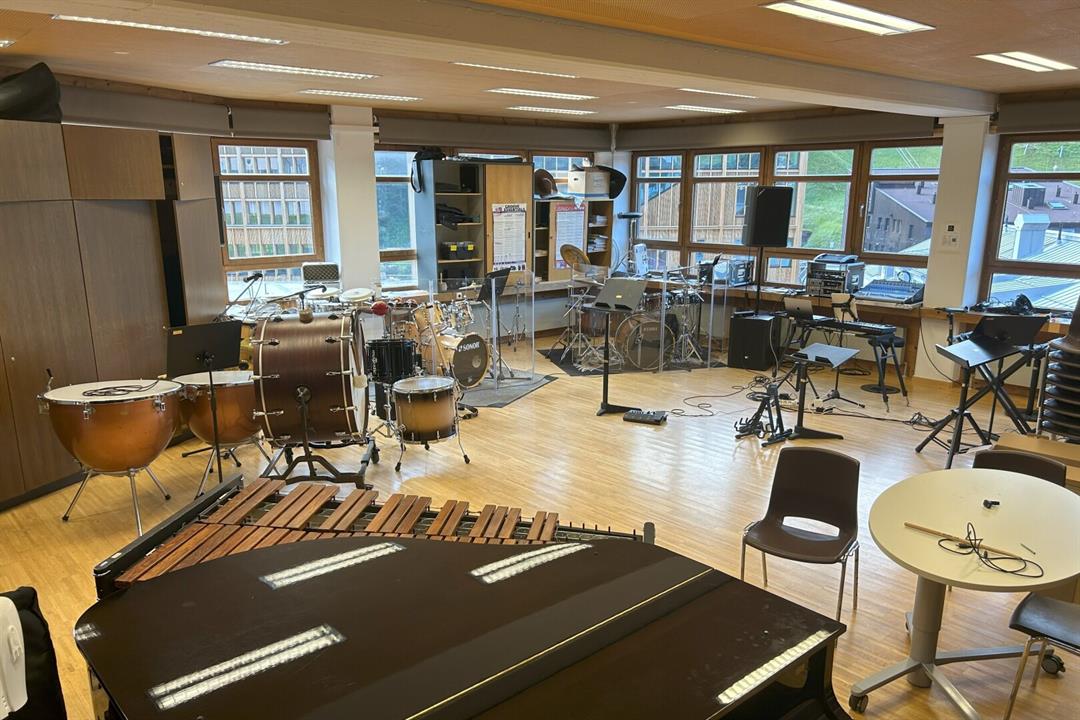 Musikraum der Musikschule Lech