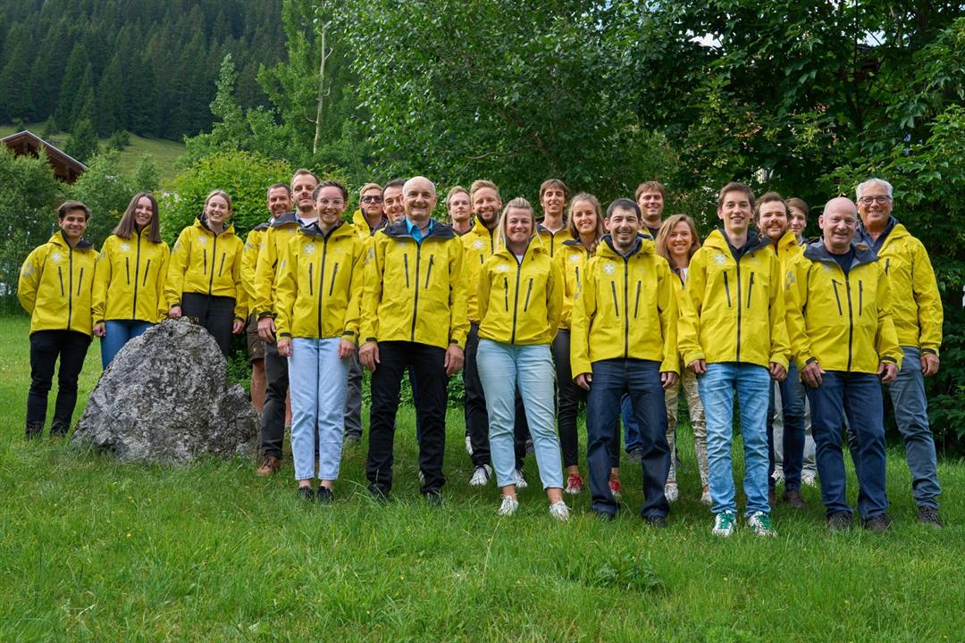 Teamfoto der Bergrettung Lech